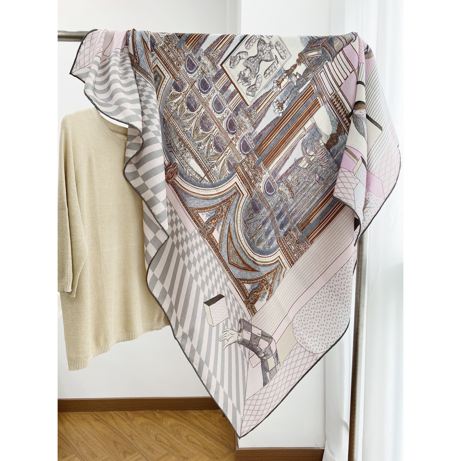 Luxury Bags Hong Kong - Winter Luxury Scarf Women Hand Rollerd