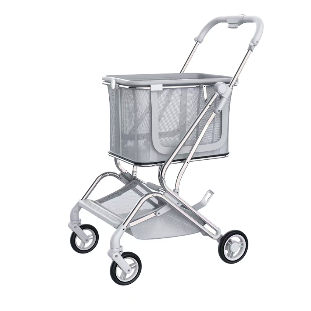 Luxury Bags Wholesale - Wholesale Luxury 4-Wheel Portable Market Shopping