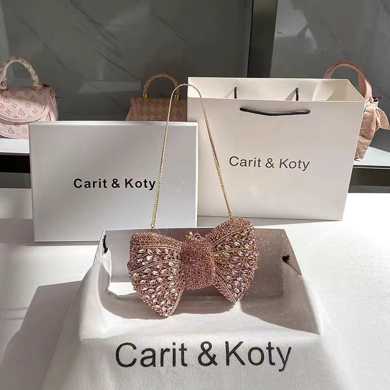Luxury Bags Outlet - Luxury Metal Box Crystal Shiny Rhinestones