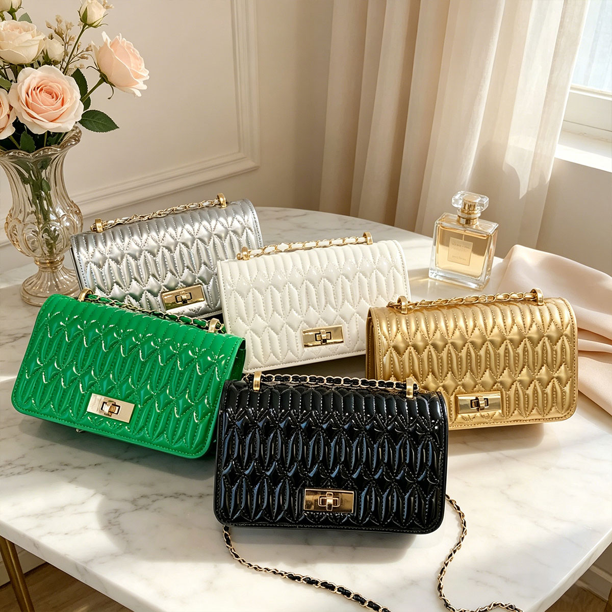 Light Luxury Argyle Quilted Qu - đánh giá và giá Luxury Quilted Bags