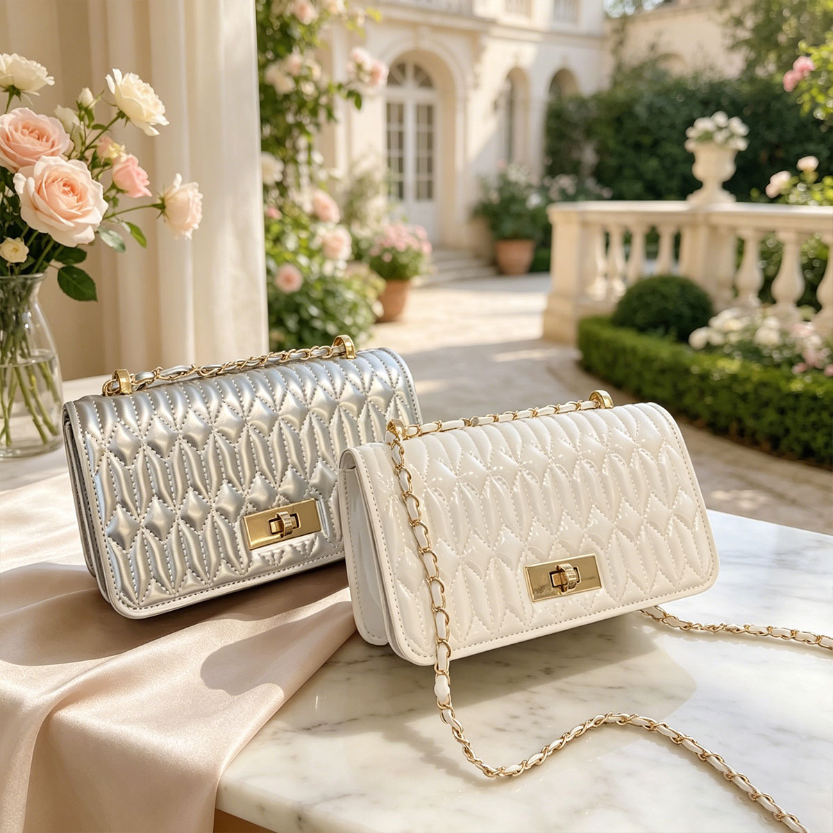 Light Luxury Argyle Quilted Qu - đánh giá và giá Luxury Quilted Bags