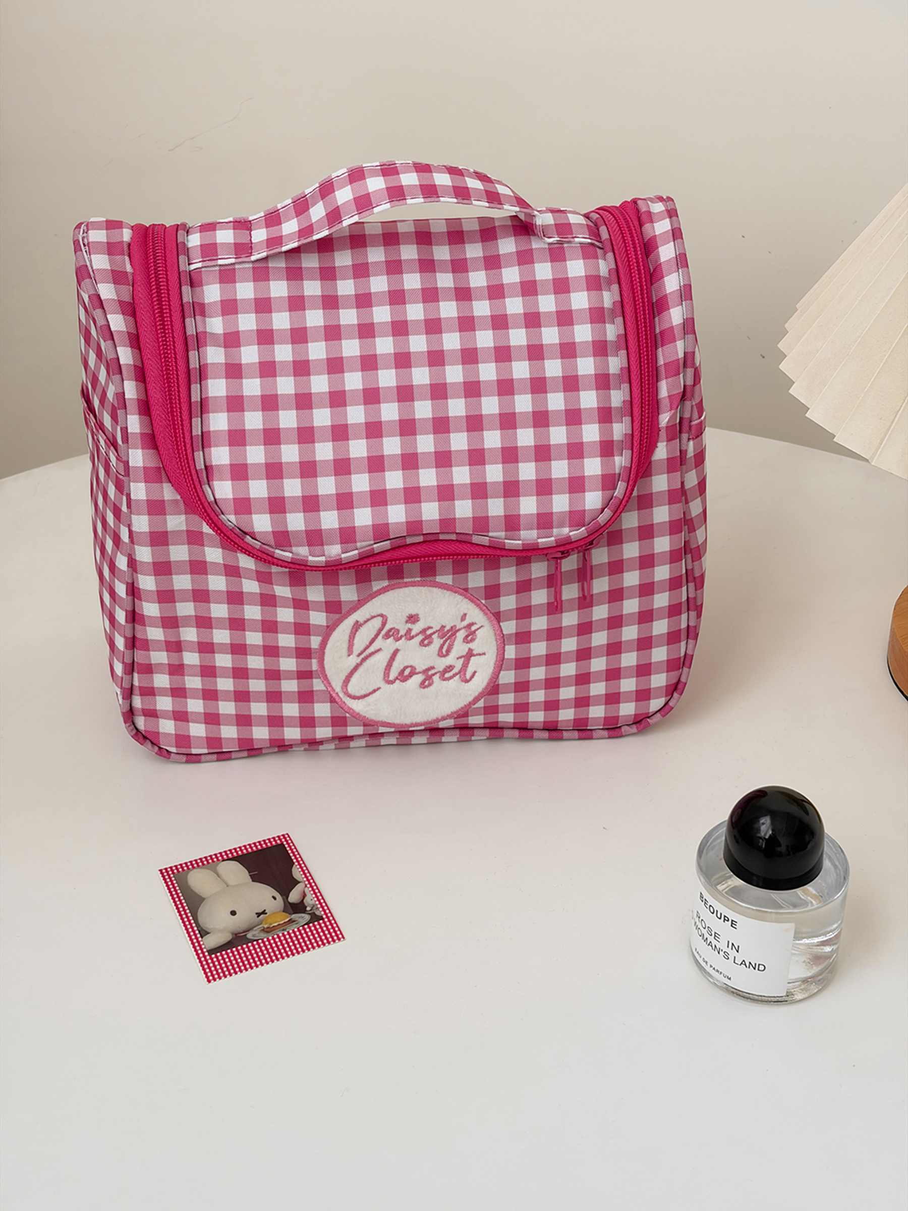 Airfriend Cute Grid Makeup Bag - đánh giá và giá Luxury Bags China Wholesale