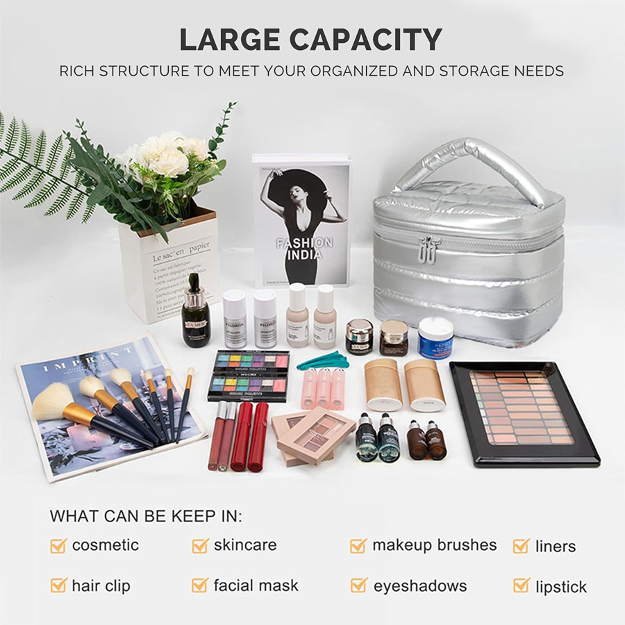Luxury Large Capacity Makeup B - đánh giá và giá Luxury Quilted Bags