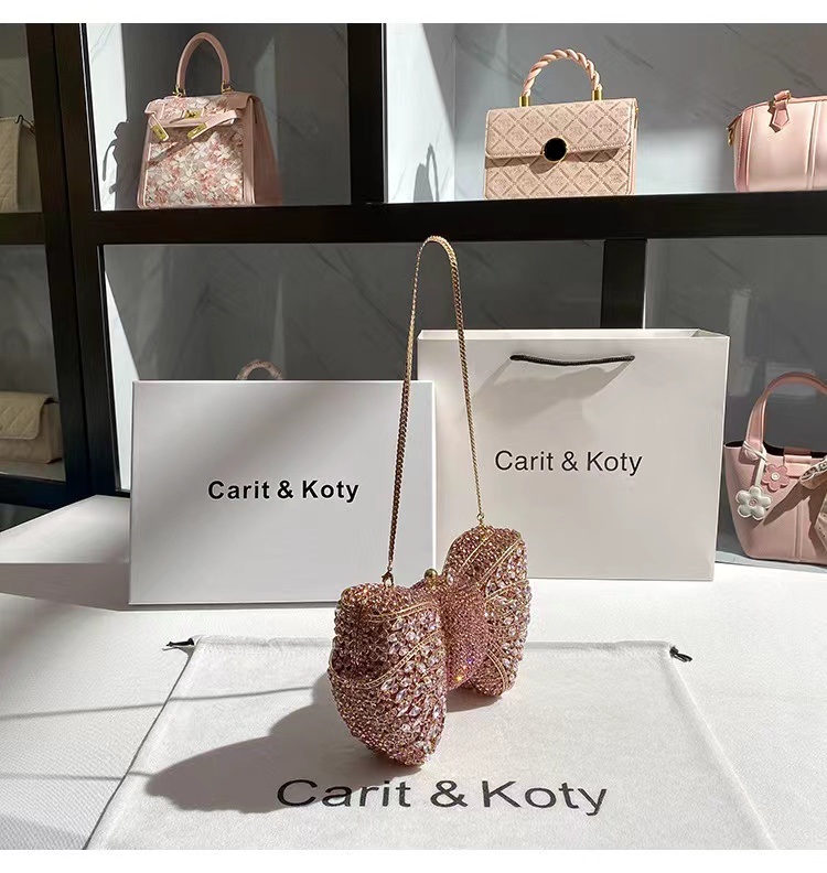 Luxury Metal Box Crystal Shiny - đánh giá và giá Luxury Bags Outlet