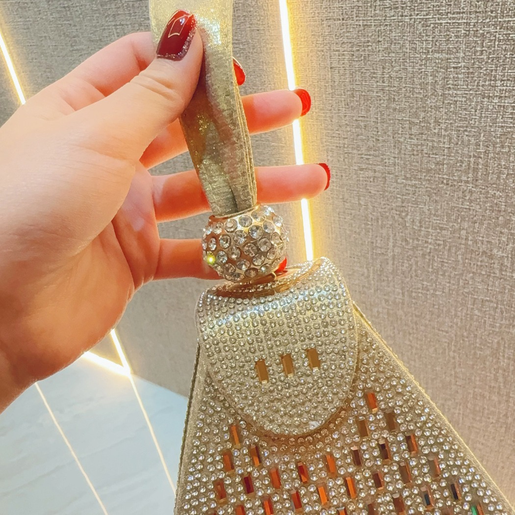 Rhinestones Luxury Evening Bag - đánh giá và giá Luxury Bags Brand Pyramid