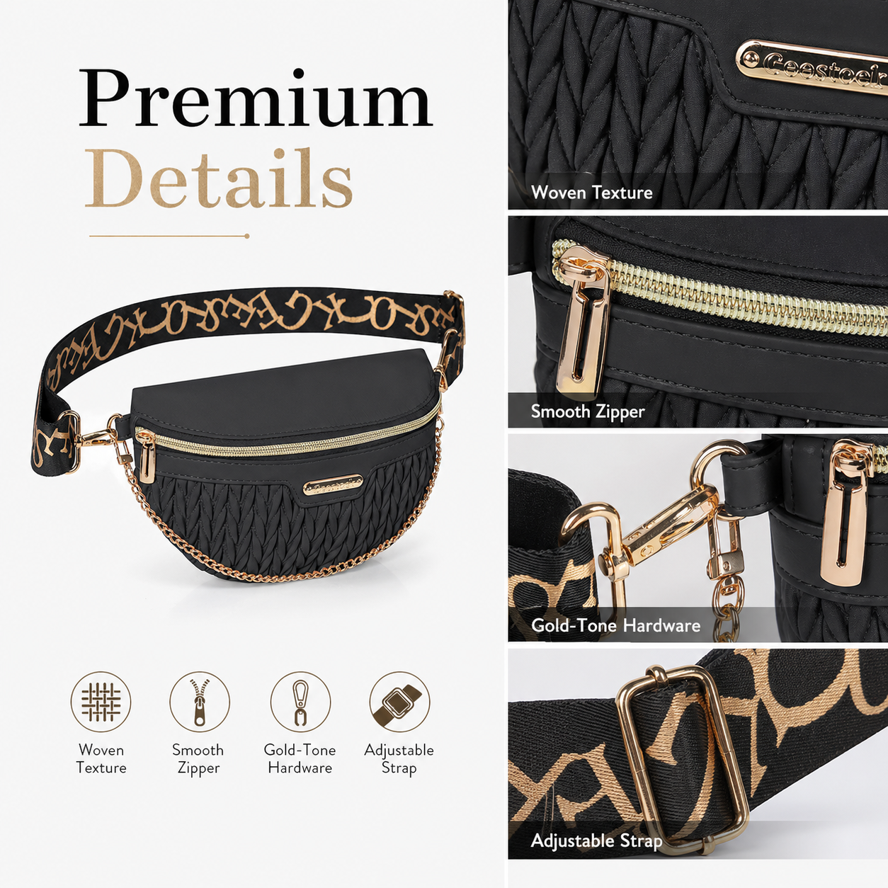 Luxury Quilted Waist Pack for  - đánh giá và giá Luxury Quilted Bags