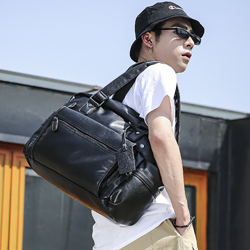 Men PU Leather Briefcase Top-H - đánh giá và giá Luxury Bags With Zipper