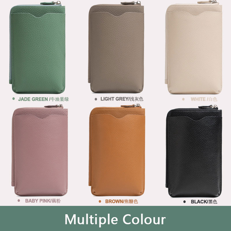 Fashion Genuine Leather Phone  - đánh giá và giá Luxury Bags With Zipper
