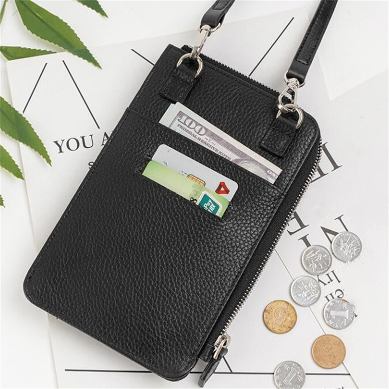 Fashion Genuine Leather Phone  - đánh giá và giá Luxury Bags With Zipper
