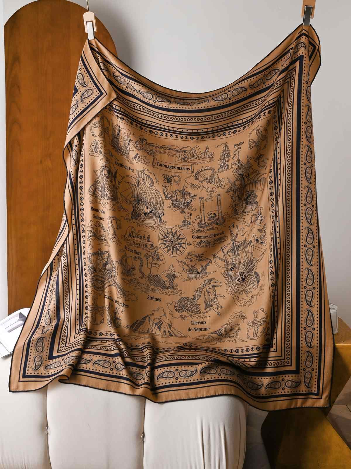 New Silk Wool Scarf Designer L - đánh giá và giá Luxury Bags Hong Kong