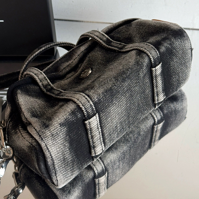 Korean Casual Mini Denim Box B - đánh giá và giá Luxury Bags With Zipper