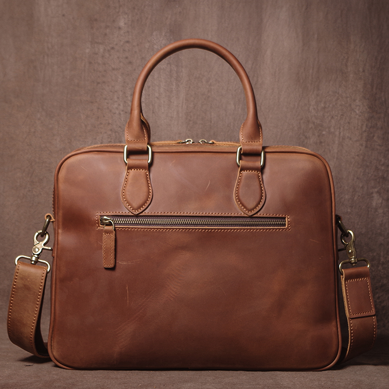 GURO Men Crazy Horse Cowhide B - đánh giá và giá Luxury Bags With Zipper