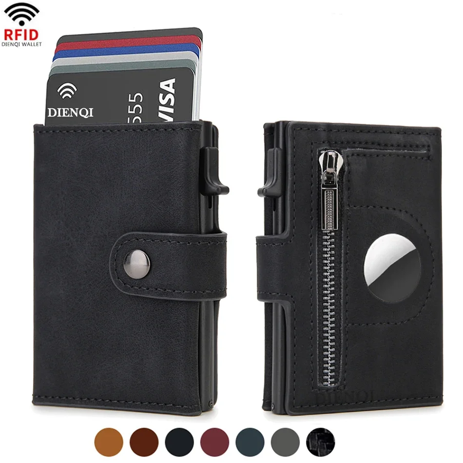 Rfid Leather Airtag Men Wallet - đánh giá và giá Luxury Bags Outlet
