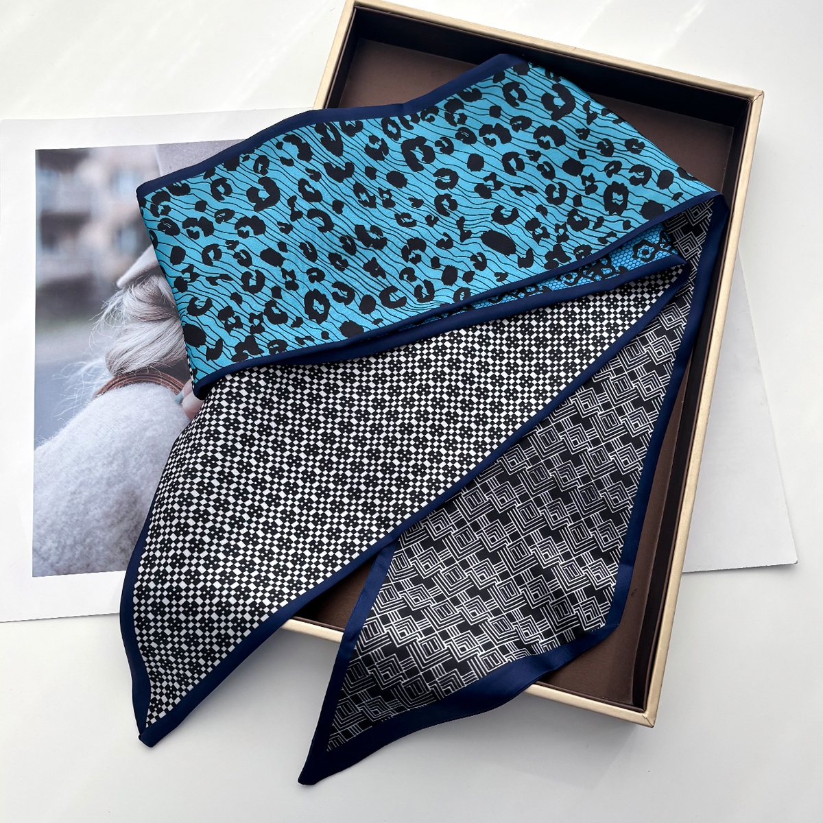 Leopard Printed Skinny Scarf F - đánh giá và giá Luxury Bags For Summer