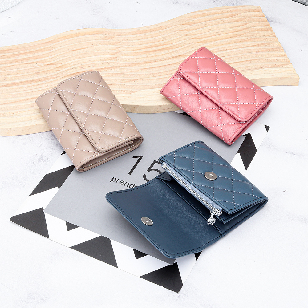 Sheepskin Quilted Card Holder  - đánh giá và giá Luxury Quilted Bags